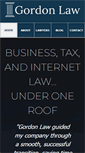 Mobile Screenshot of gordonlawltd.com